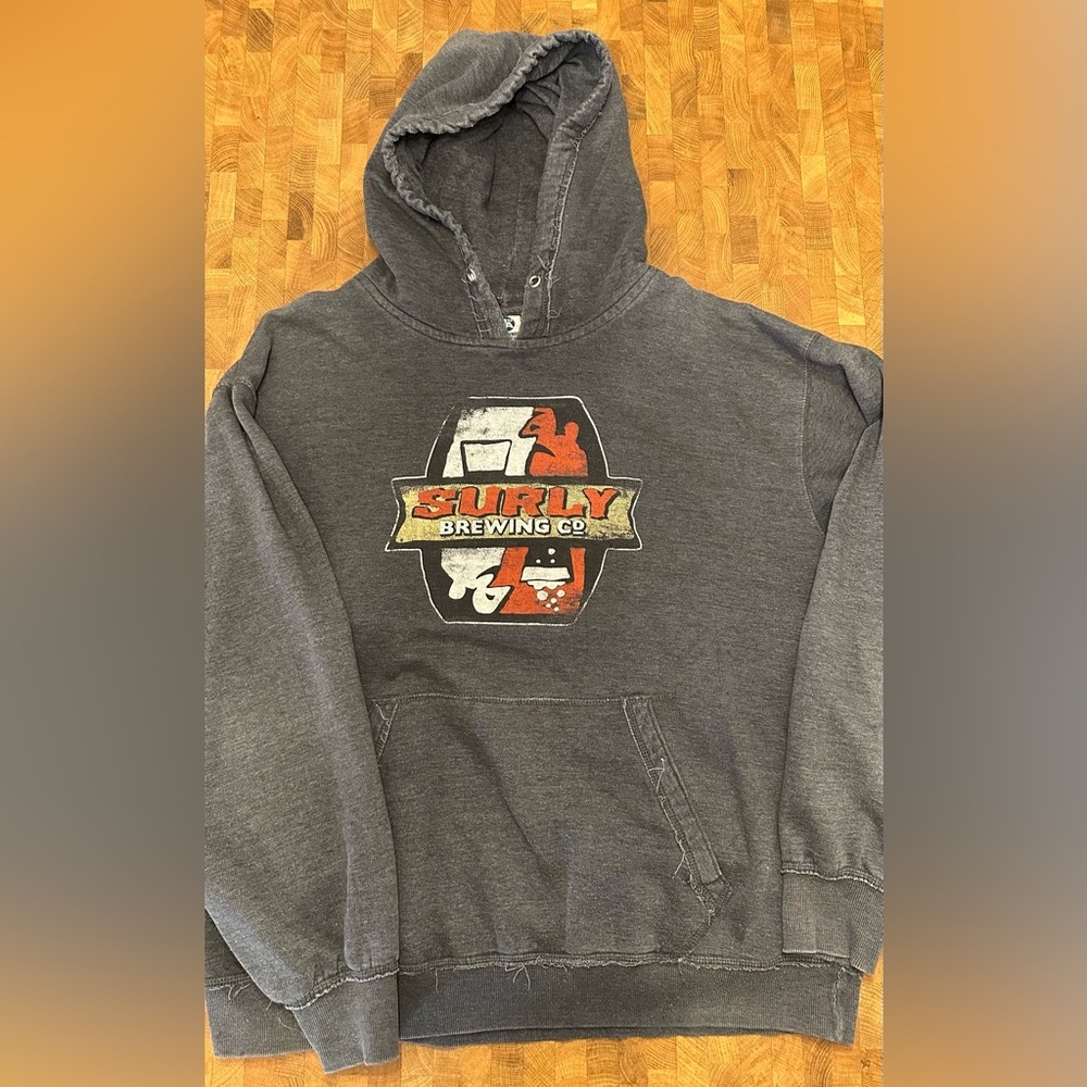 Surly Brewing Gray Hoodie Men’s 2XL